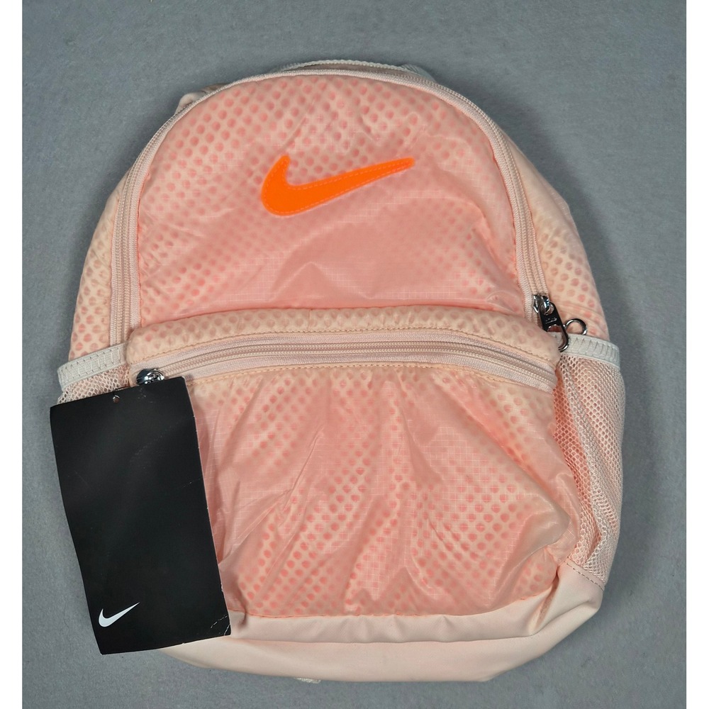 Nike Brasilia JDI Mini Backpack Arctic Orange Total Orange BA6212-884 NEW